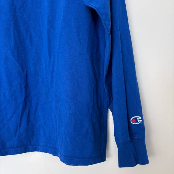 Champion Royal Blue Crewneck Long Sleeve Shirt - Picture 4 of 9